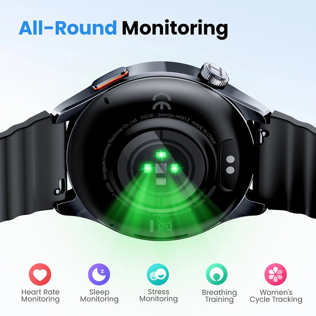 HAYLOU Watch 4S GPS Smartwatch 1.43” HD AMOLED Display 5 Satellite GPS Positioning 120+ Workout Modes Sport Fitness Smart Watch